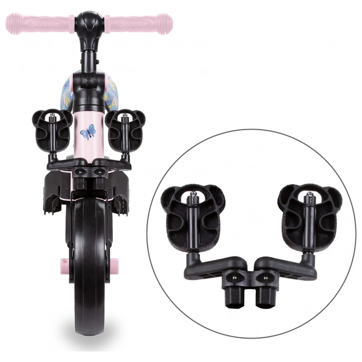 Tricicleta cu pedale 3 in 1 Kidwell Pico Spring Flower 2 ani+ [10]