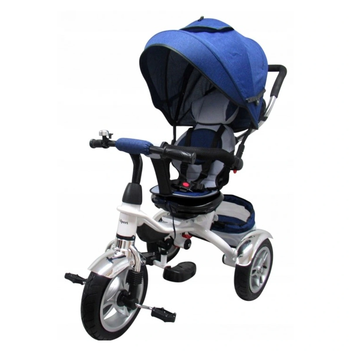 Tricicleta cu pedale 3 in 1 R-Sport T3 - Albastru [2]