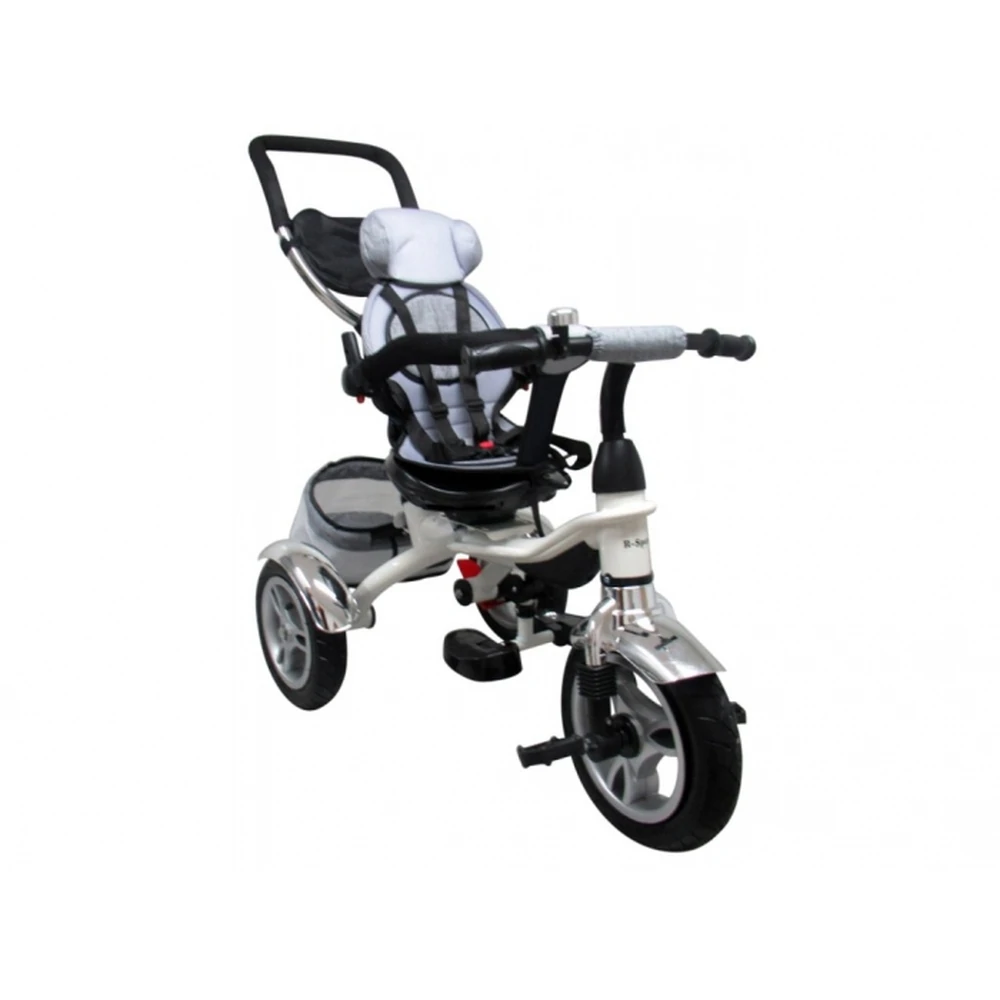 Tricicleta cu pedale 3 in 1 R-Sport T3 - Gri [4]