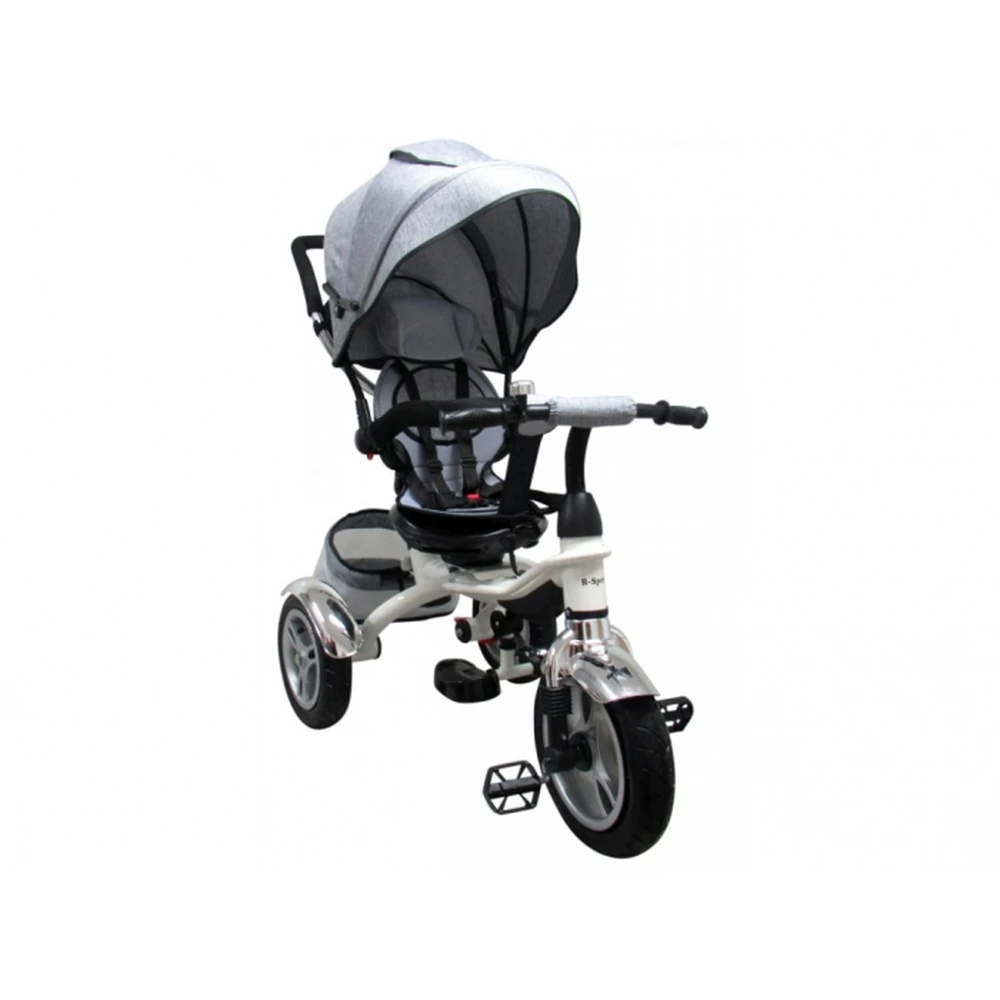 Tricicleta cu pedale 3 in 1 R-Sport T3 - Gri [1]
