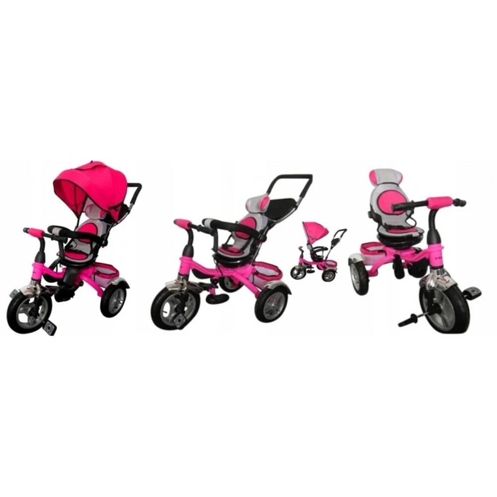 Tricicleta cu pedale 3 in 1 R-Sport T3 - Roz [2]