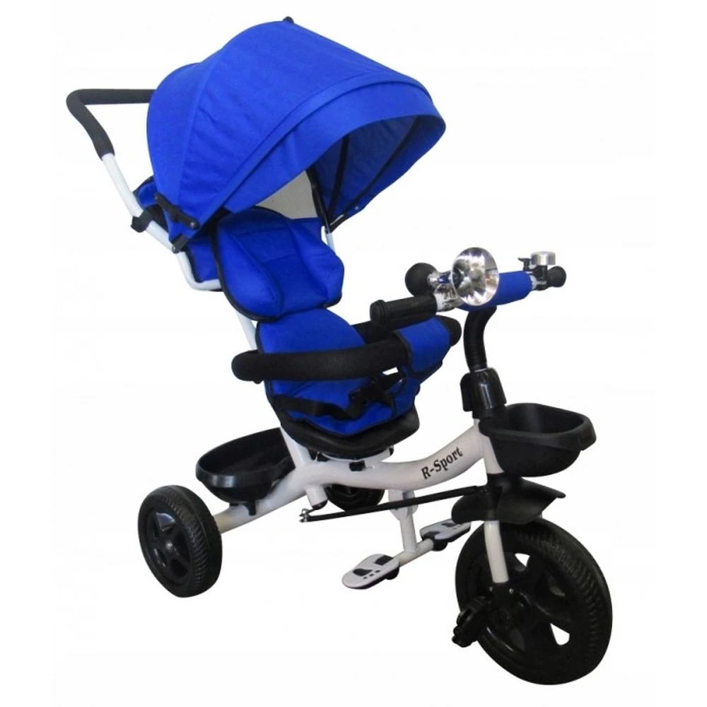 Tricicleta cu pedale 3 in 1 R-Sport T4 - Albastru [2]