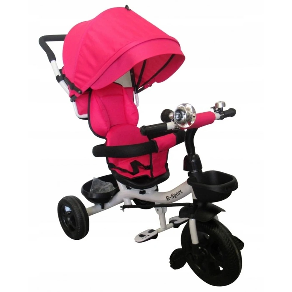Tricicleta cu pedale 3 in 1 R-Sport T4 - Roz [2]
