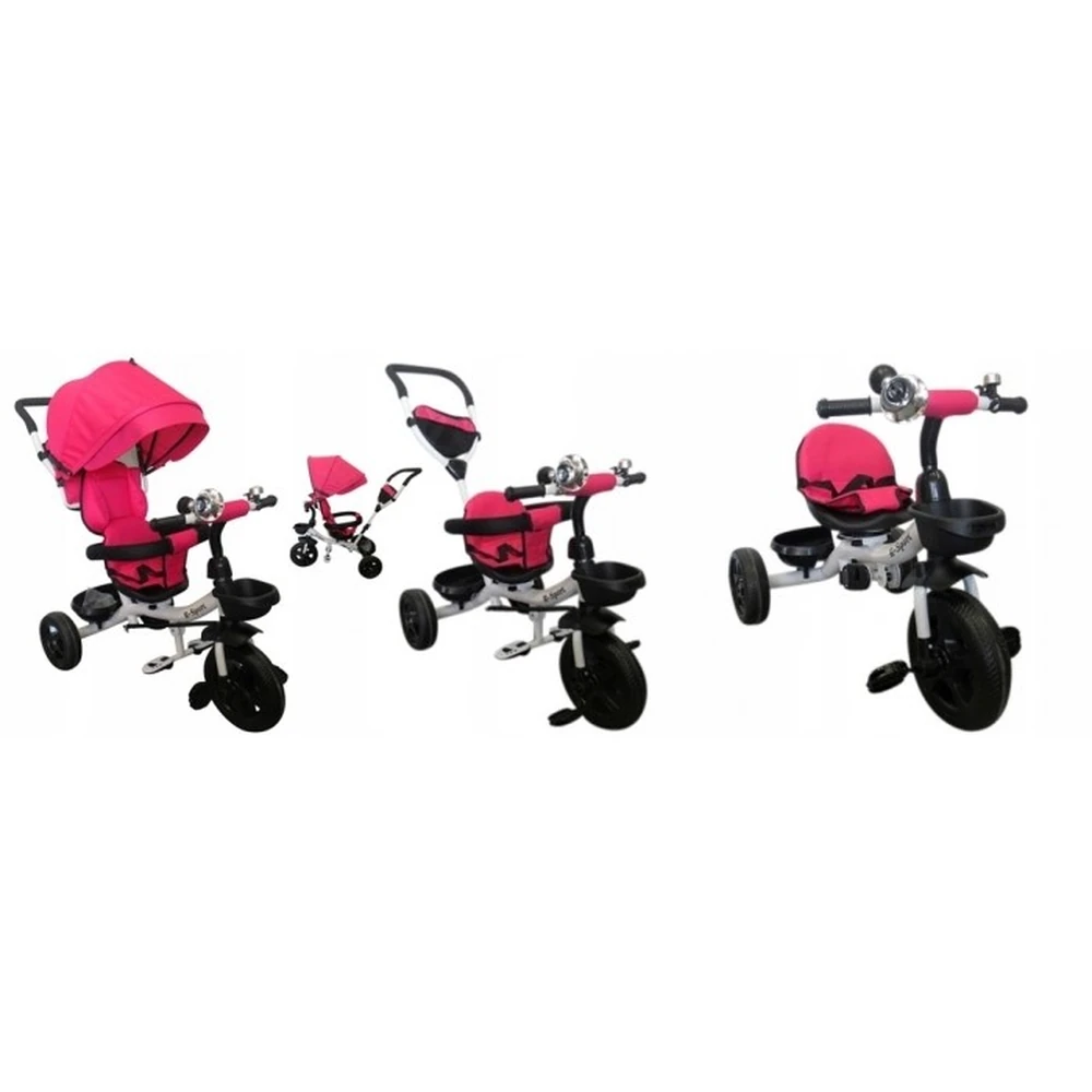 Tricicleta cu pedale 3 in 1 R-Sport T4 - Roz [3]