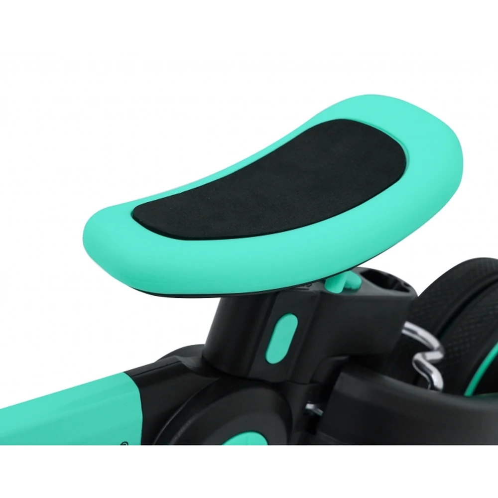 Tricicleta cu pedale 3 in 1 si roti din cauciuc SporTrike - Albastru [6]