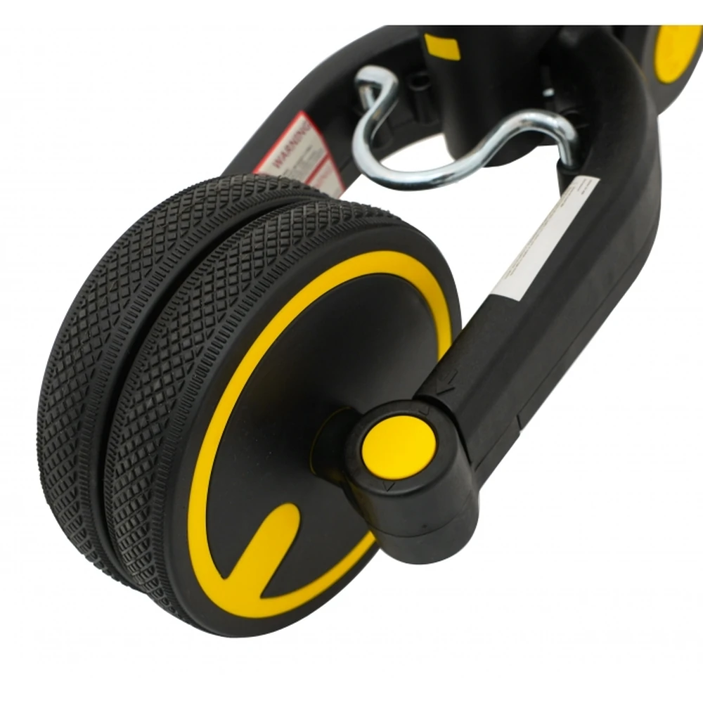 Tricicleta cu pedale 3 in 1 si roti din cauciuc SporTrike - Galben [8]