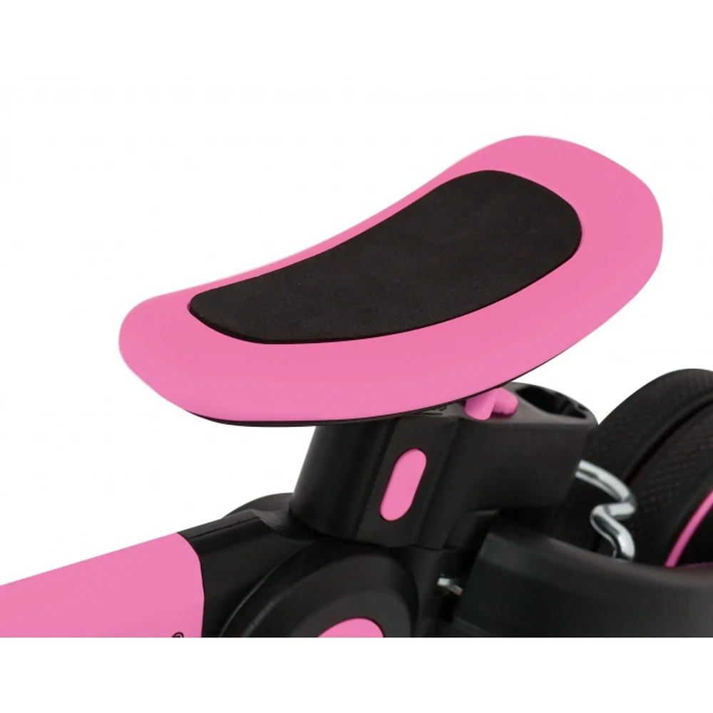 Tricicleta cu pedale 3 in 1 si roti din cauciuc SporTrike - Roz [5]