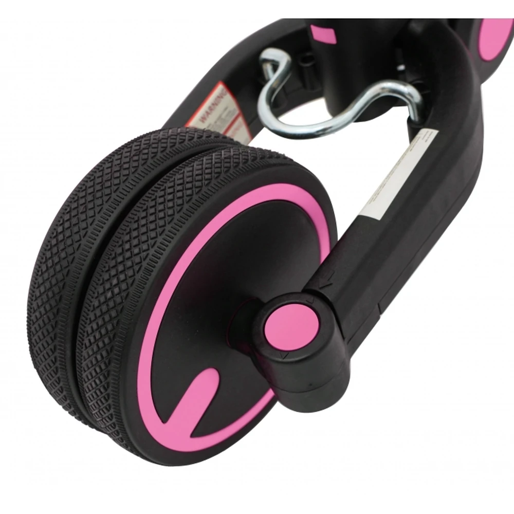Tricicleta cu pedale 3 in 1 si roti din cauciuc SporTrike - Roz [7]
