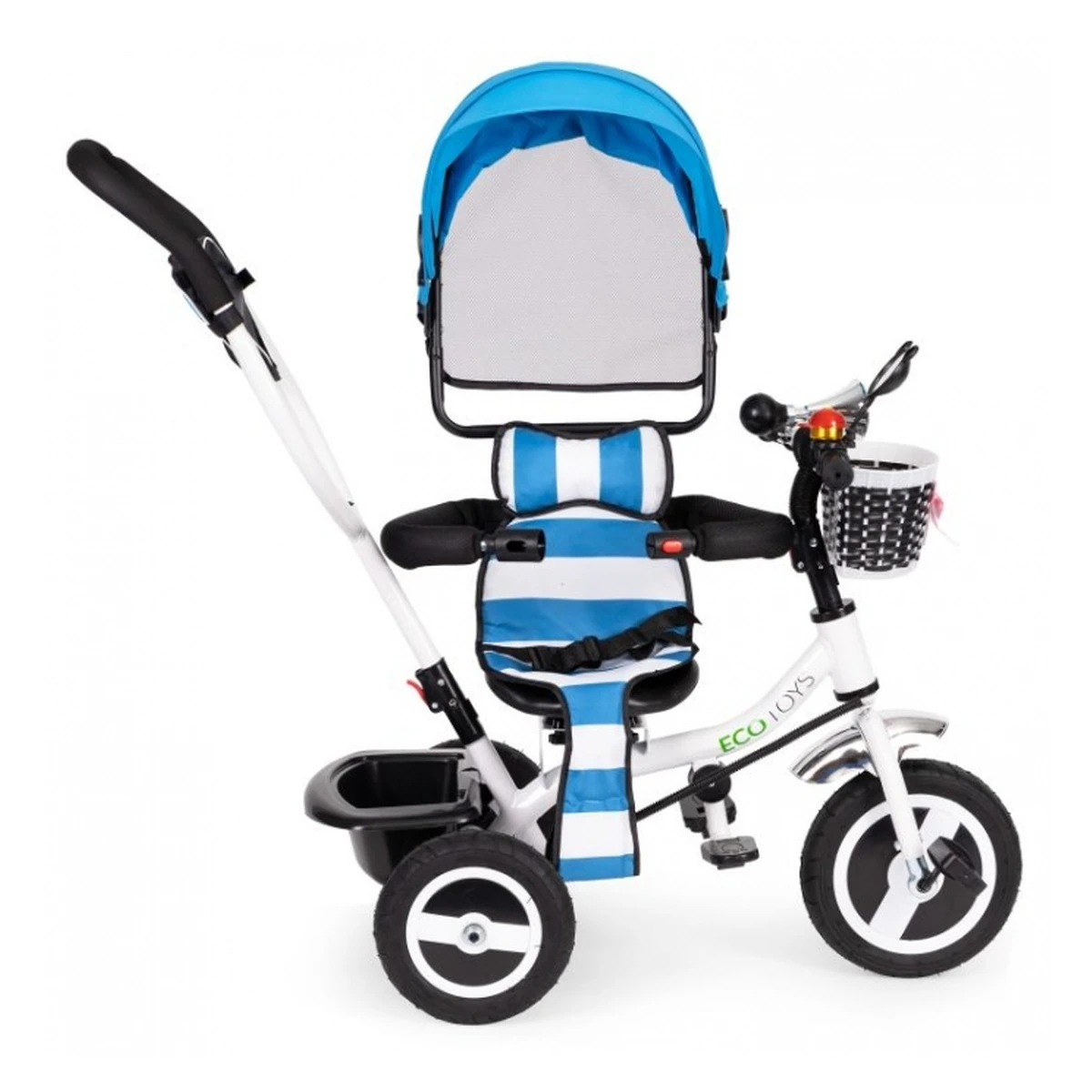 Tricicleta cu sezut rotativ Ecotoys JM-066-9L Albastru [3]