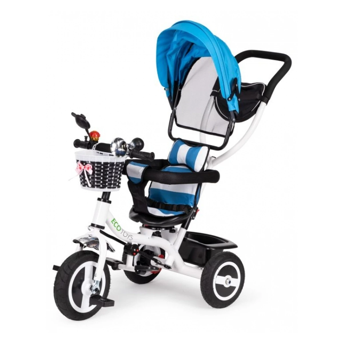 Tricicleta cu sezut rotativ Ecotoys JM-066-9L Albastru [5]