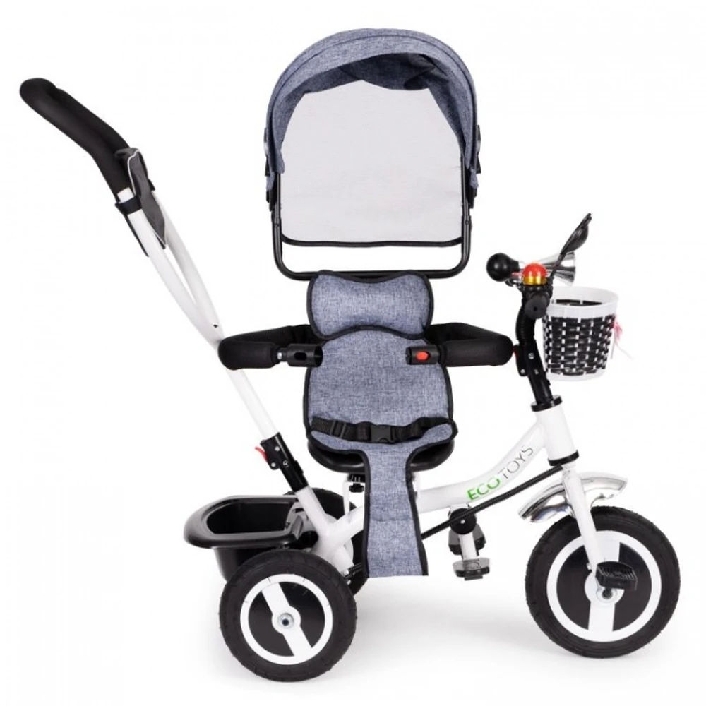 Tricicleta cu sezut rotativ Ecotoys JM-066-9L - Gri [4]