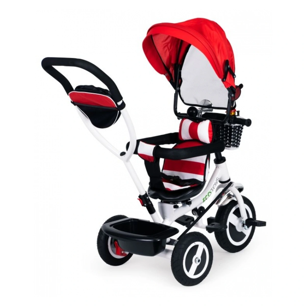 Tricicleta cu sezut rotativ Ecotoys JM-066-9L Rosu [3]