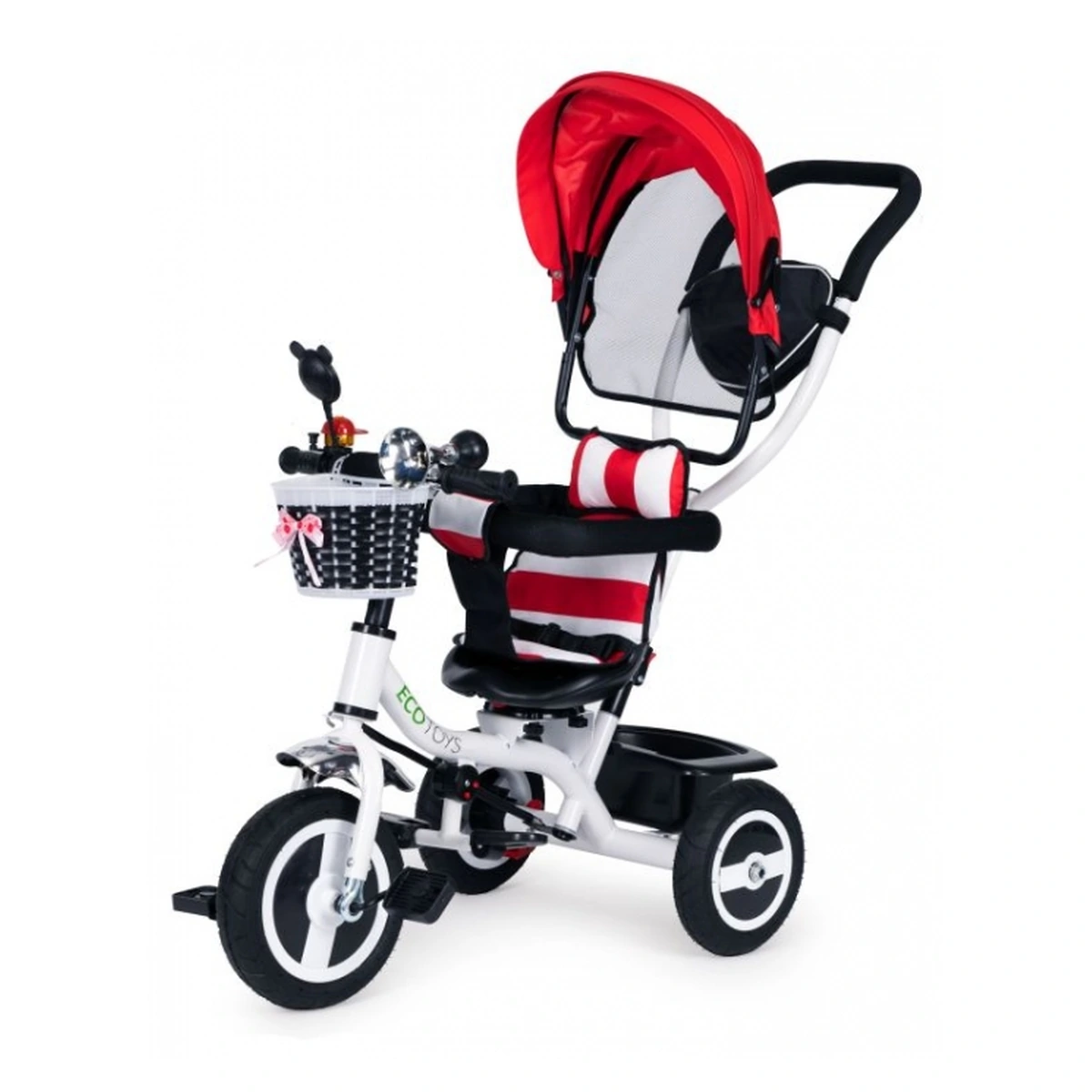 Tricicleta cu sezut rotativ Ecotoys JM-066-9L Rosu [7]