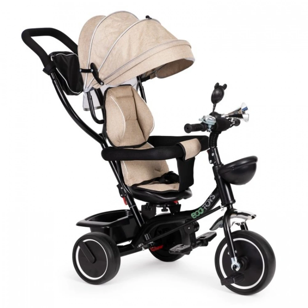 Tricicleta Ecotoys, cu sezut rotativ, JM-066-9 - Bej [5]