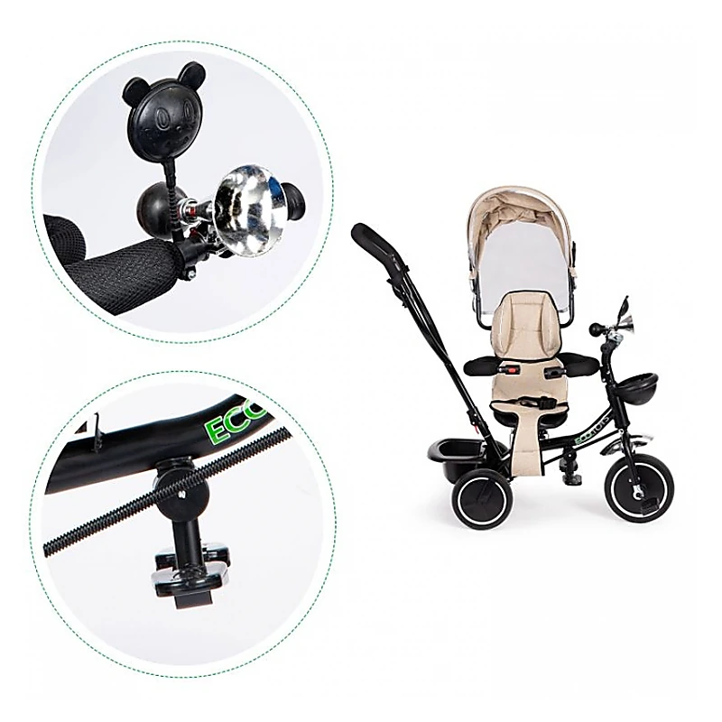 Tricicleta Ecotoys, cu sezut rotativ, JM-066-9 - Bej [8]