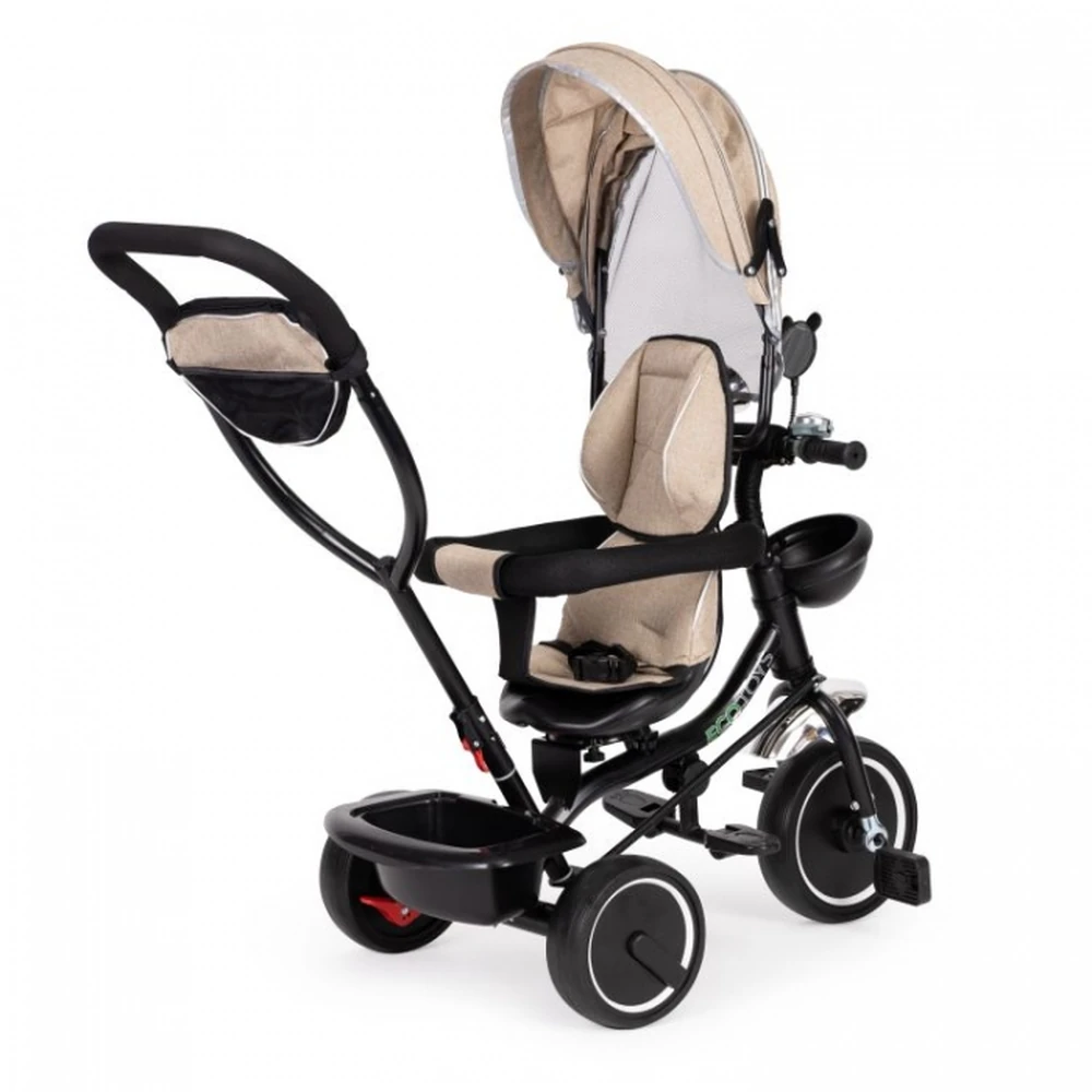 Tricicleta Ecotoys, cu sezut rotativ, JM-066-9 - Bej [3]