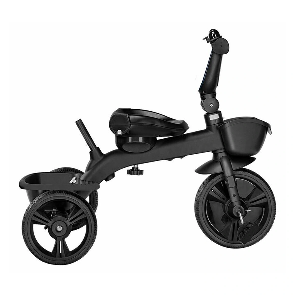 Lionelo - Tricicleta Kori, Cu suport de picioare, Control al directiei, Scaun reversibil, Rotire 360 grade, Pliabila, Conform cu standardul european de securitate EN71, Blue Navy [19]