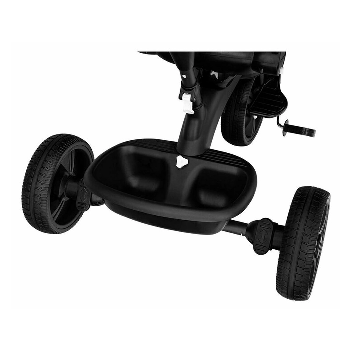 Lionelo - Tricicleta Kori, Cu suport de picioare, Control al directiei, Scaun reversibil, Rotire 360 grade, Pliabila, Conform cu standardul european de securitate EN71, Blue Navy [22]