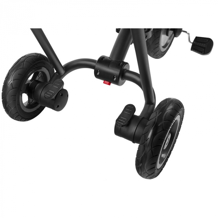 Lionelo - Tricicleta Tris, Mecanism de pedalare libera, Suport picioare, Control al directiei, Scaun reversibil, Rotire 360 grade, Pliabila, Conform cu standardul europeane de securitate EN71, Gri [16]