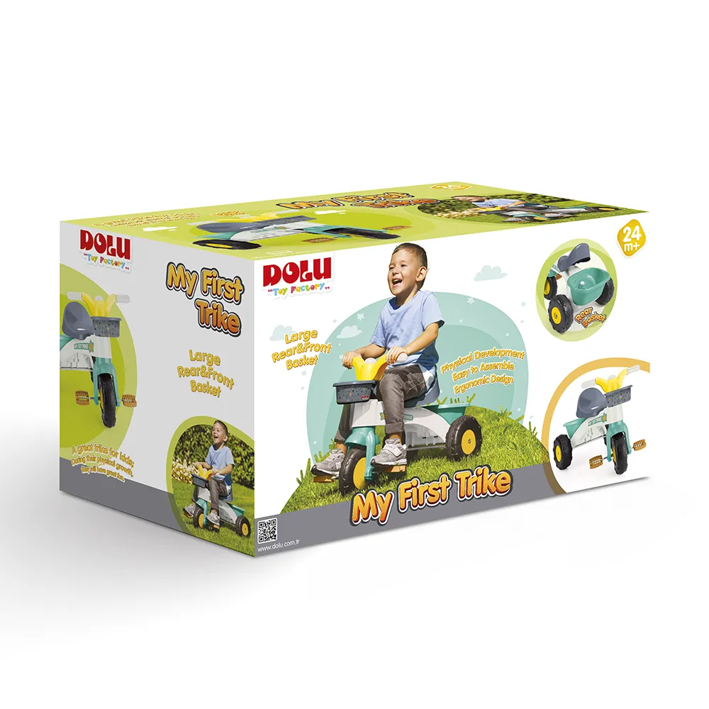 Tricicleta DOLU pastel My 1st Trike copii 2 ani, 30 kg [4]