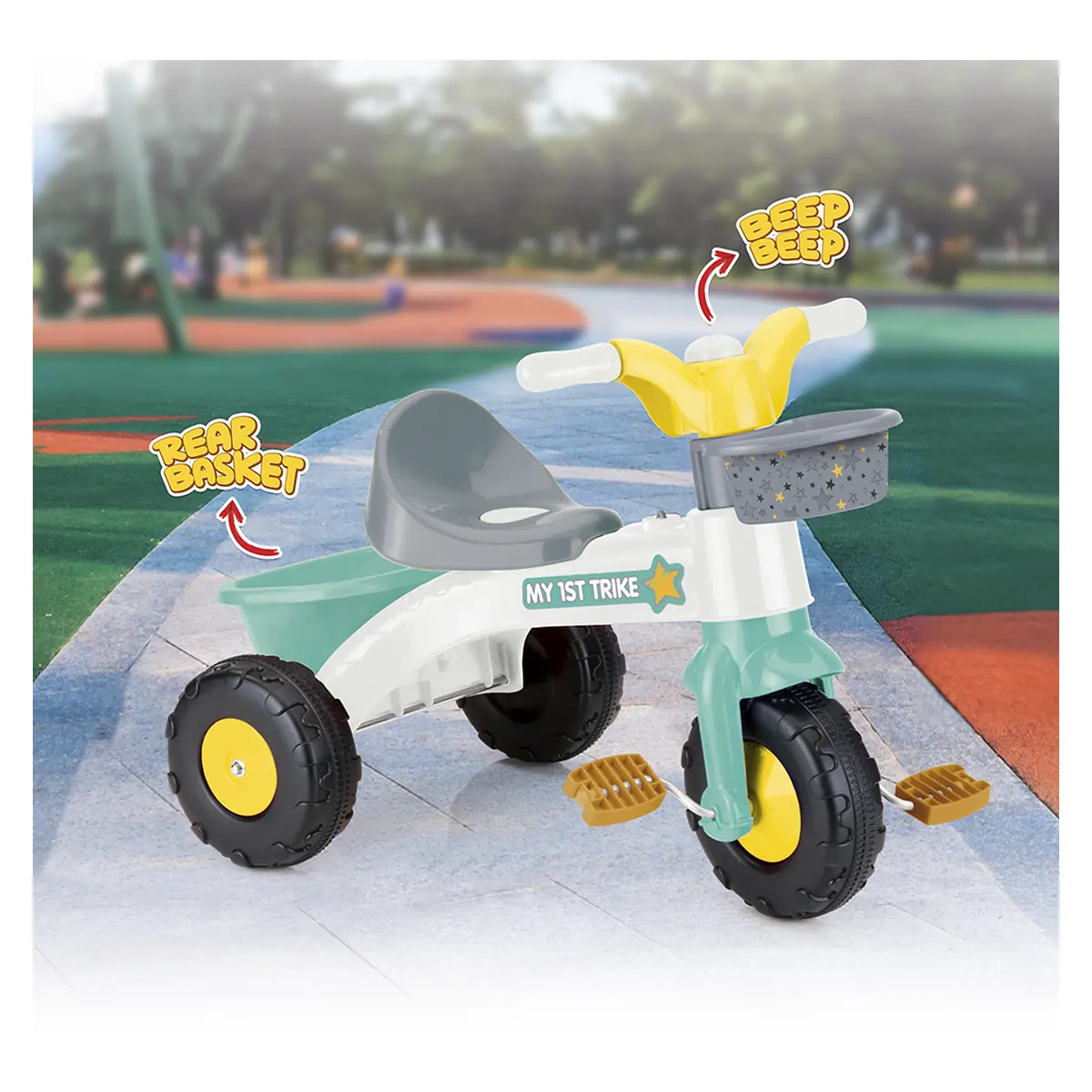 Tricicleta DOLU pastel My 1st Trike copii 2 ani, 30 kg [6]