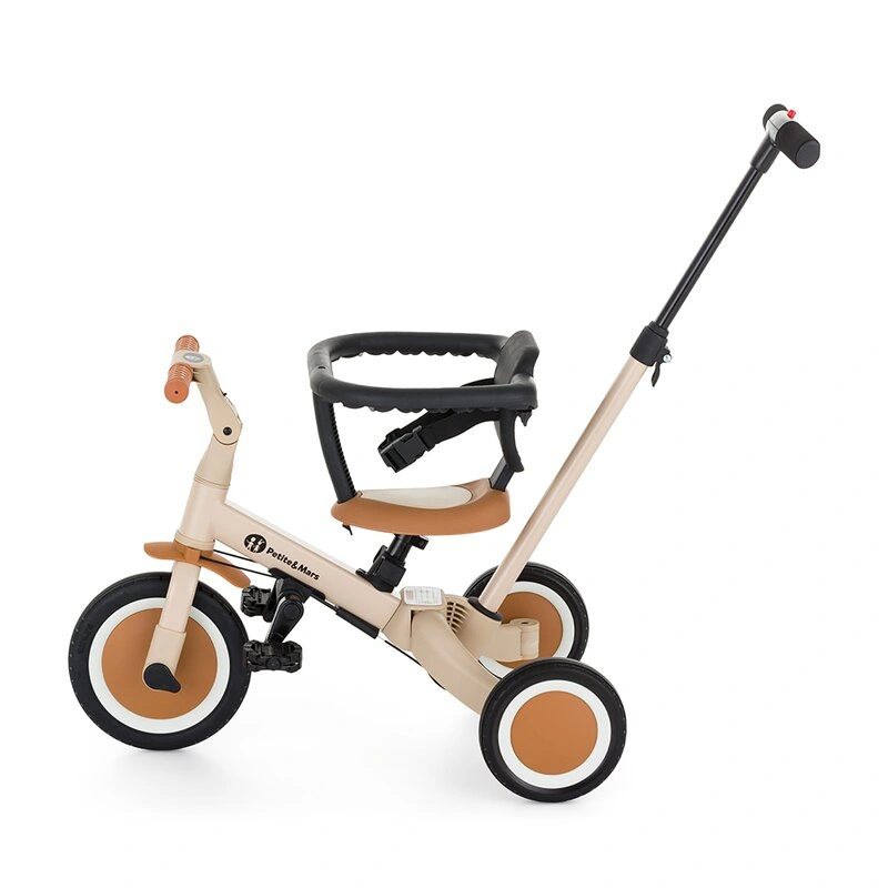 Tricicleta, Petite&Mars, Turbo, 5 in 1, Multifunctionala, 1.5-5 ani, Bej [7]