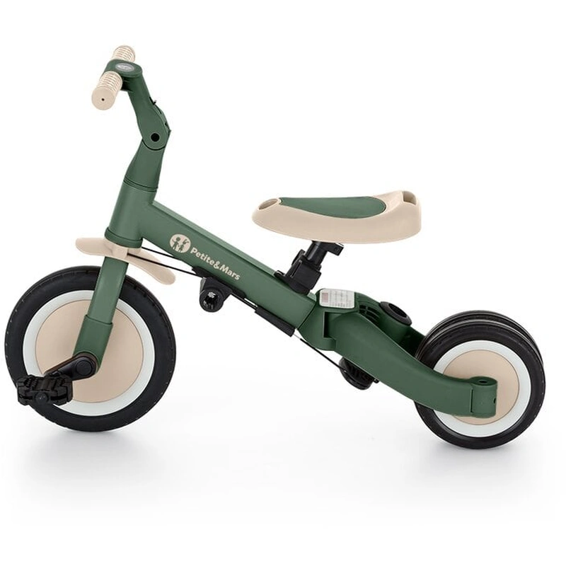 Tricicleta, Petite&Mars, Turbo, 5 in 1, Multifunctionala, 1.5-5 ani, Verde [15]
