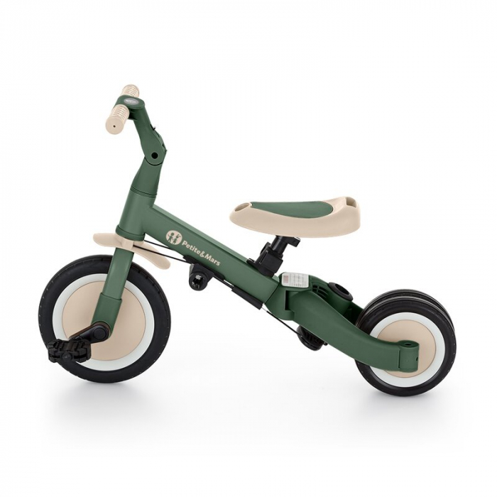 Tricicleta, Petite&Mars, Turbo, 5 in 1, Multifunctionala, 1.5-5 ani, Verde [15]