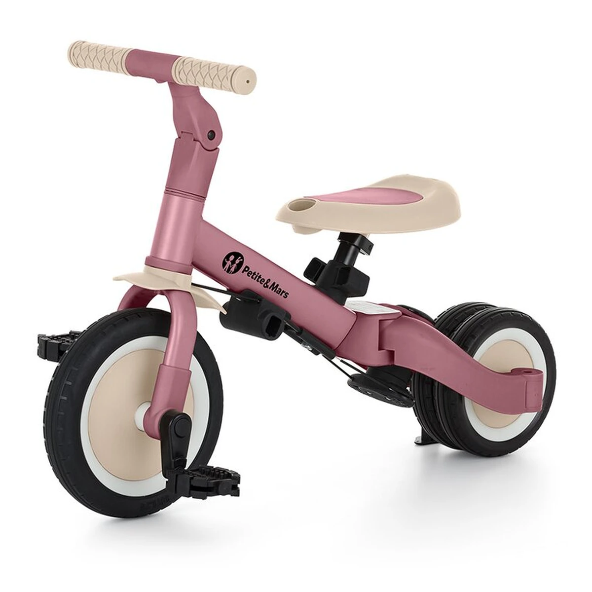 Tricicleta, Petite&Mars, Turbo, 5 in 1, Dusty Rose [9]