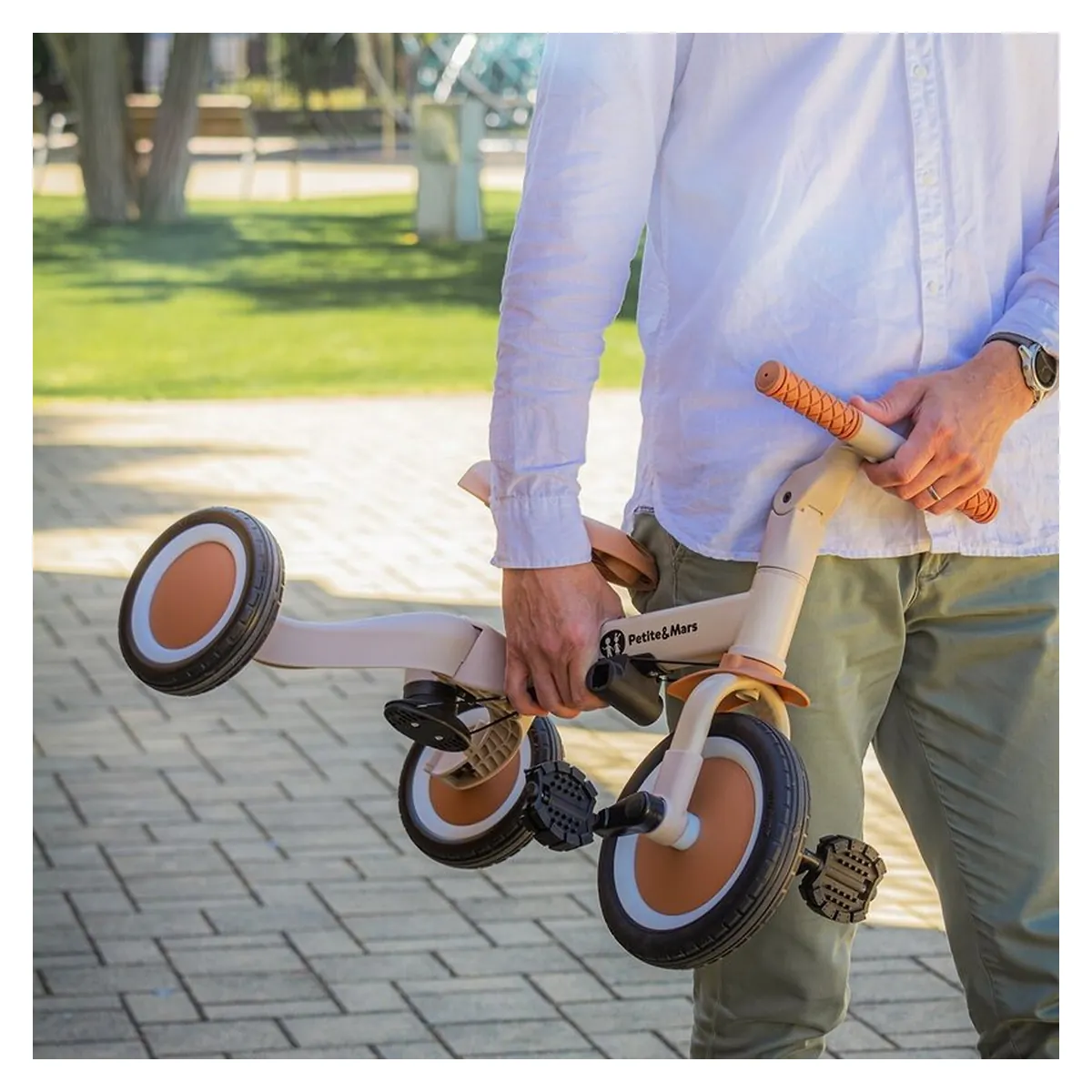 Tricicleta, Petite&Mars, Turbo, 5 in 1, Dusty Rose [25]