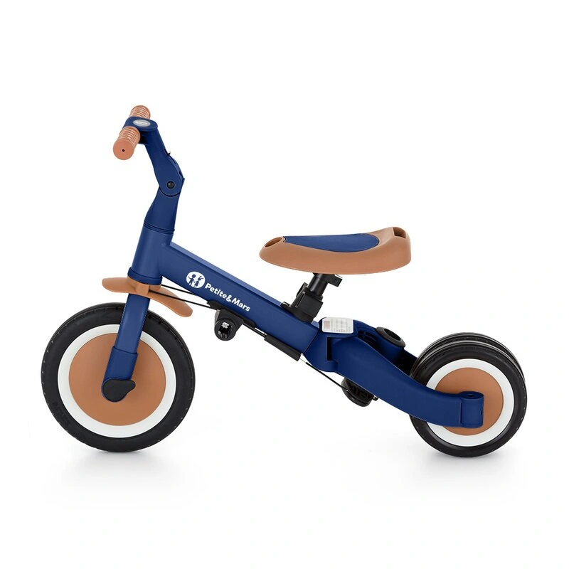 Tricicleta, Petite&Mars, Turbo, 5 in 1, Albastru [4]