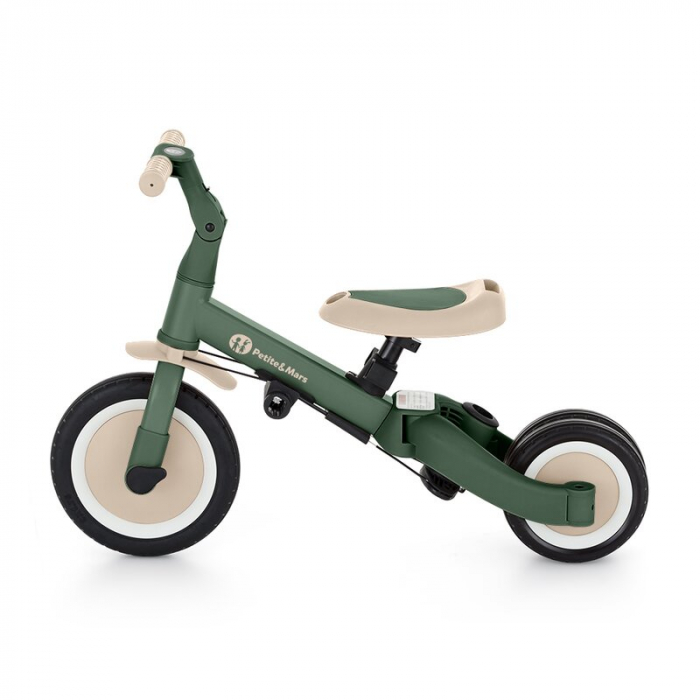 Tricicleta, Petite&Mars, Turbo, 5 in 1, Multifunctionala, 1.5-5 ani, Verde [14]