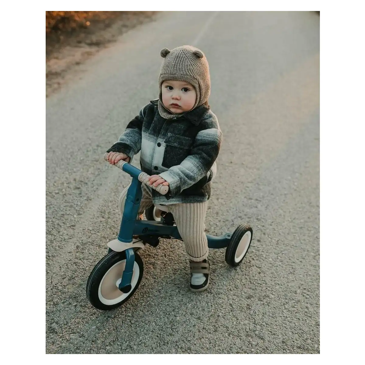 Tricicleta, Petite&Mars, Turbo, 5 in 1, Multifunctionala, Vehicul de impins, Bicicleta cu/fara pedale, Cu maner de ghidaj, Detasabil, Roti din cauciuc, Pana la 25 kg, 1.5-5 ani, Ocean Blue [13]