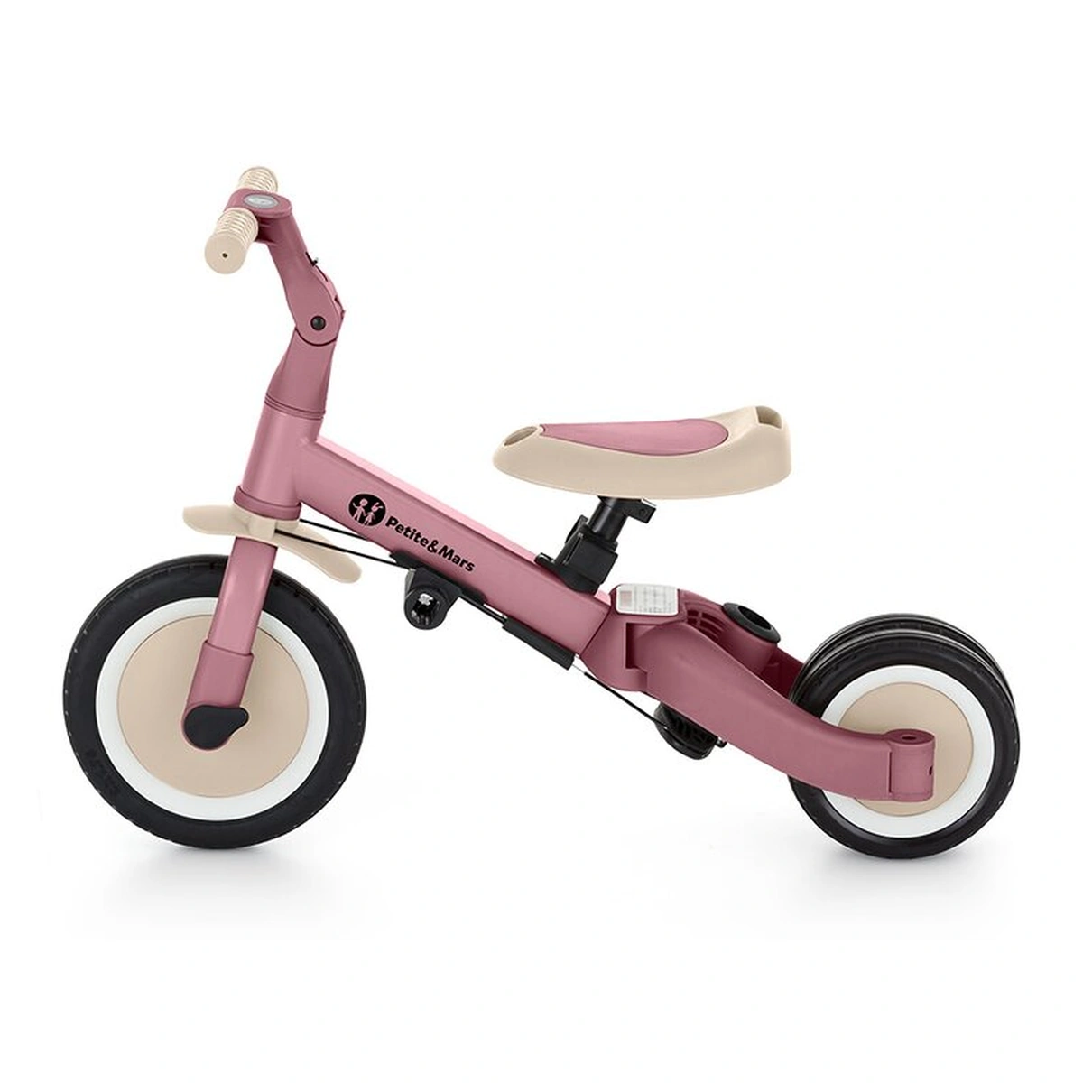 Tricicleta, Petite&Mars, Turbo, 5 in 1, Dusty Rose [7]