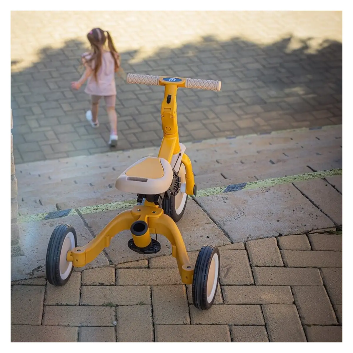 Tricicleta, Petite&Mars, Turbo, 5 in 1, Multifunctionala, Vehicul de impins, Bicicleta cu/fara pedale, Cu maner de ghidaj, Detasabil, Roti din cauciuc, Pana la 25 kg, 1.5-5 ani, Ocean Blue [27]