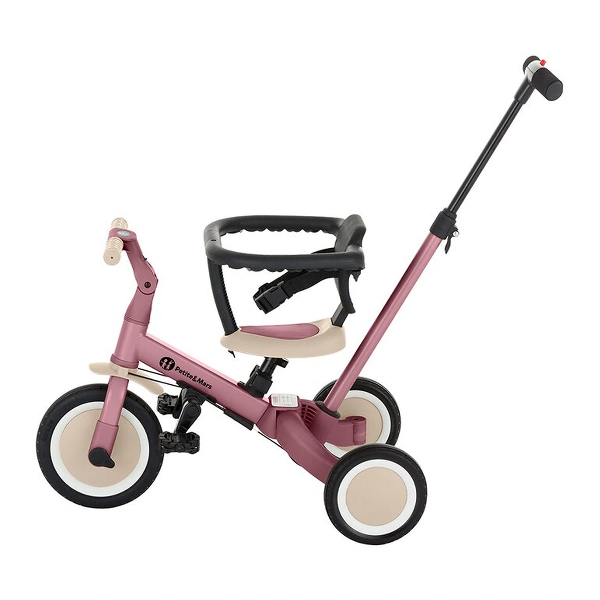Tricicleta, Petite&Mars, Turbo, 5 in 1, Dusty Rose [2]