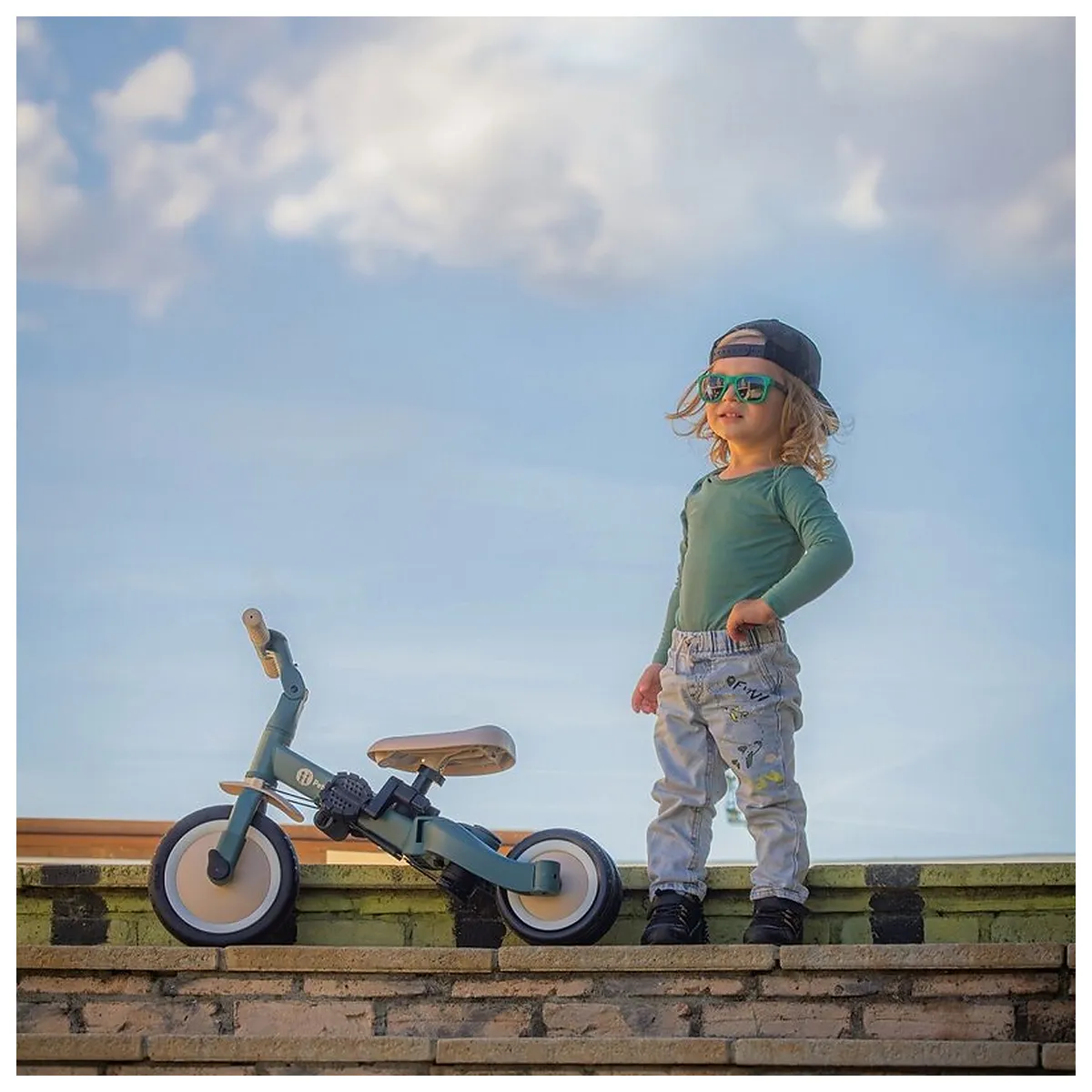 Tricicleta, Petite&Mars, Turbo, Editie limitata, 5 in 1, Multifunctionala, Vehicul de impins, Bicicleta cu/fara pedale, [27]