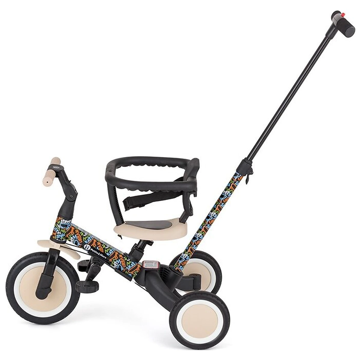 Tricicleta, Petite&Mars, Turbo, Editie limitata, 5 in 1, Multifunctionala, Vehicul de impins, Bicicleta cu/fara pedale, [2]