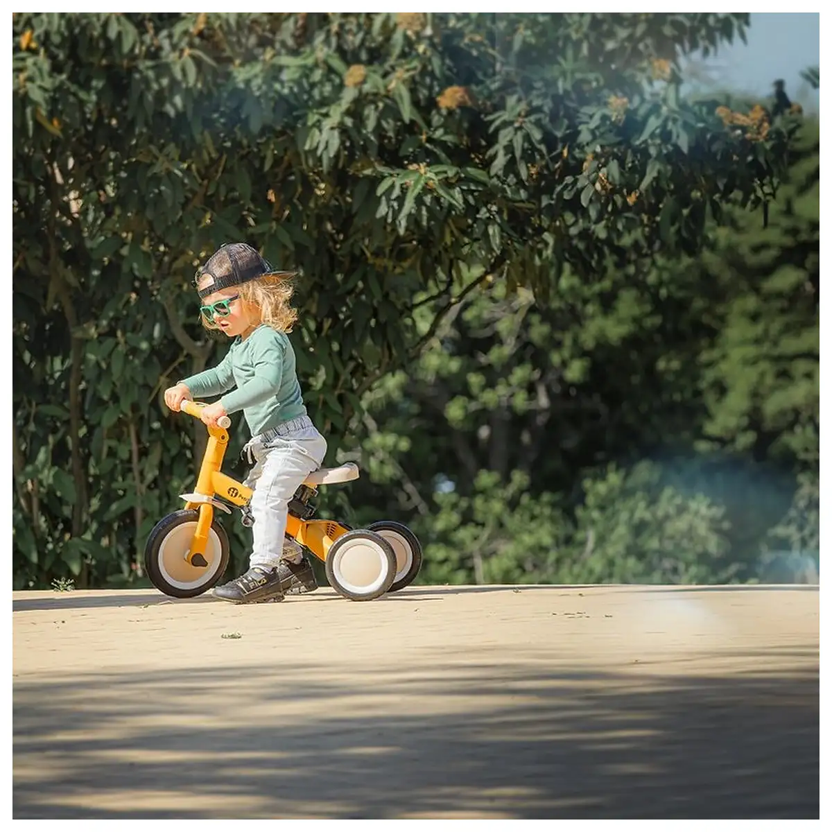 Tricicleta, Petite&Mars, Turbo, Editie limitata, 5 in 1, Multifunctionala, Vehicul de impins, Bicicleta cu/fara pedale, [21]