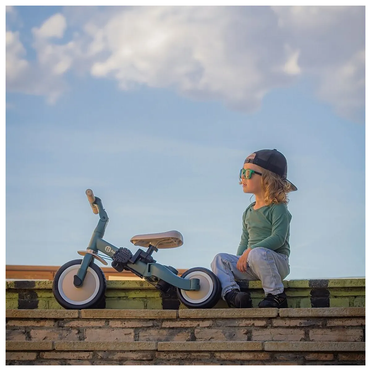 Tricicleta, Petite&Mars, Turbo, Editie limitata, 5 in 1, Multifunctionala, Vehicul de impins, Bicicleta cu/fara pedale, [25]