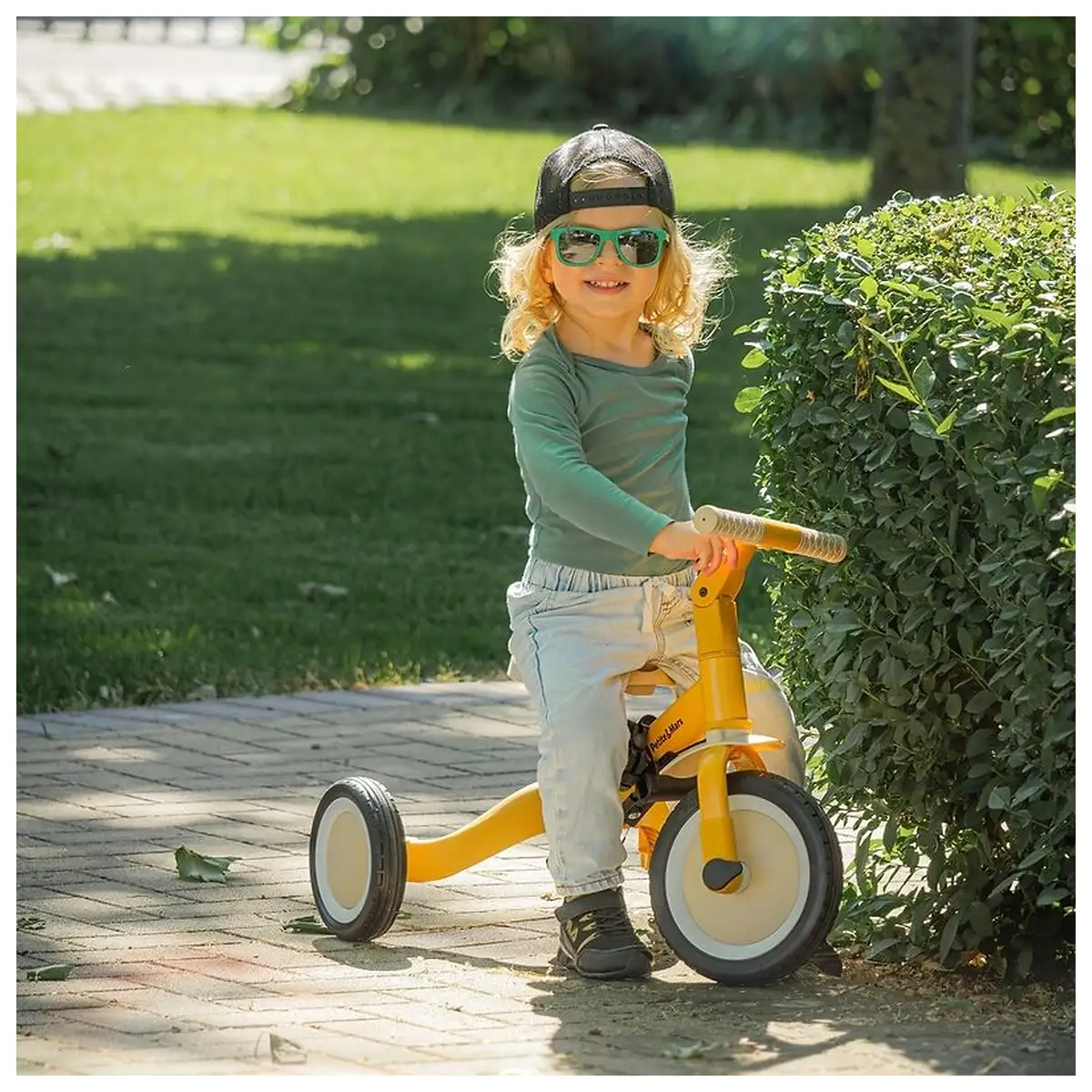 Tricicleta, Petite&Mars, Turbo, Editie limitata, 5 in 1, Multifunctionala, Vehicul de impins, Bicicleta cu/fara pedale, [20]