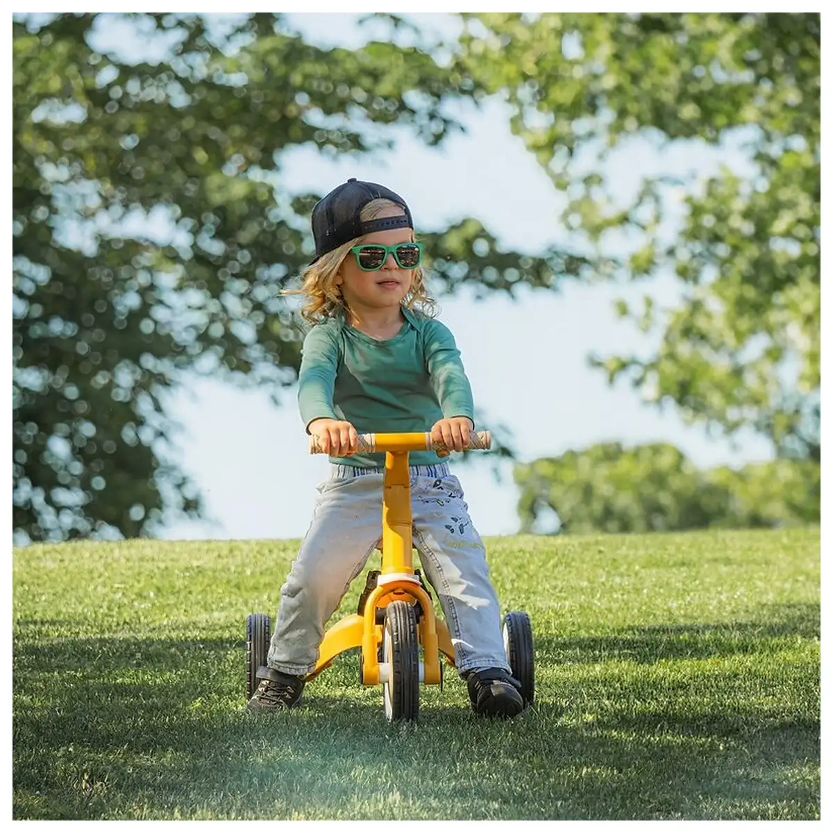 Tricicleta, Petite&Mars, Turbo, Editie limitata, 5 in 1, Multifunctionala, Vehicul de impins, Bicicleta cu/fara pedale, [23]