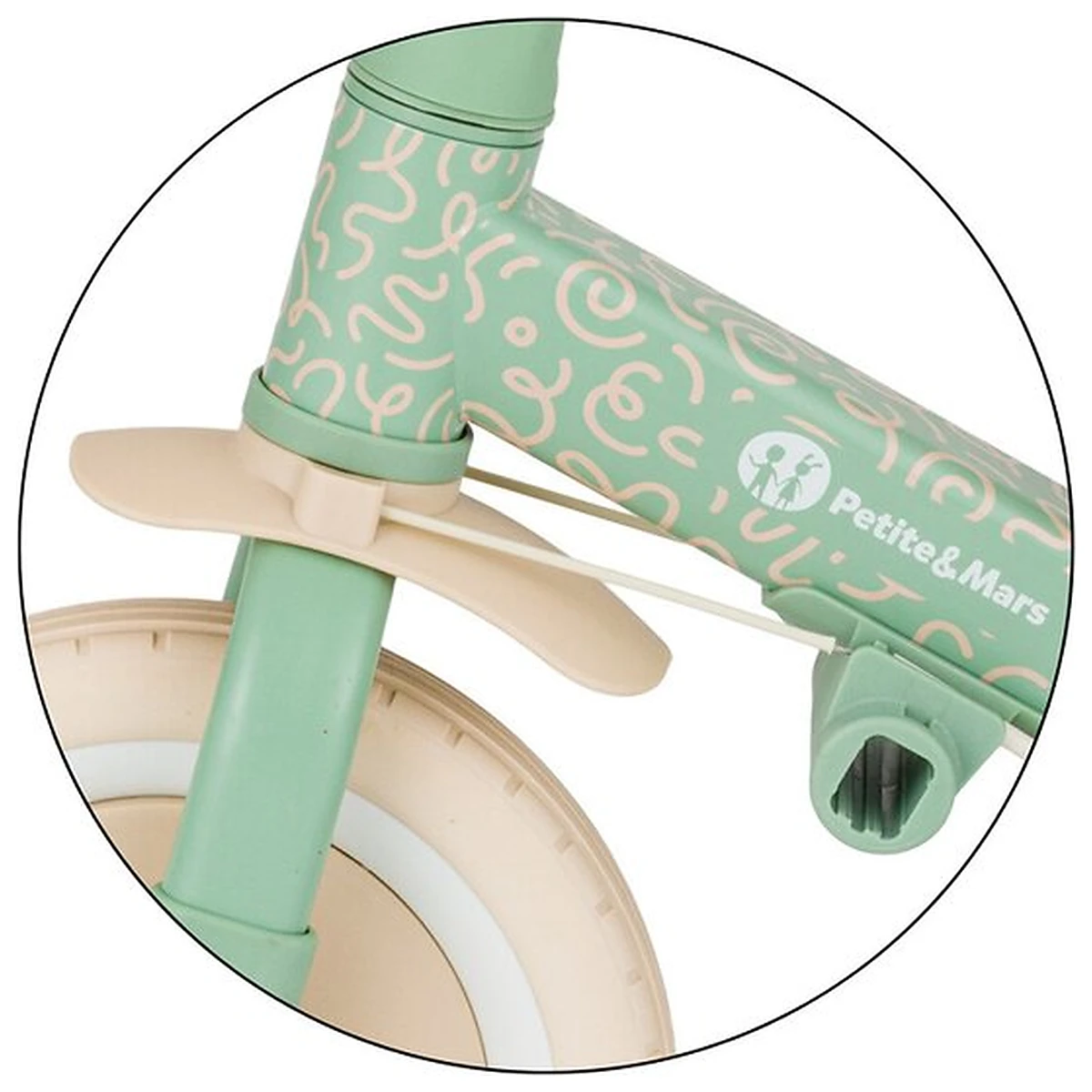 Tricicleta, Petite&Mars, Turbo, Editie limitata, 5 in 1, Multifunctionala, Vehicul de impins, Bicicleta cu/fara pedale, [16]