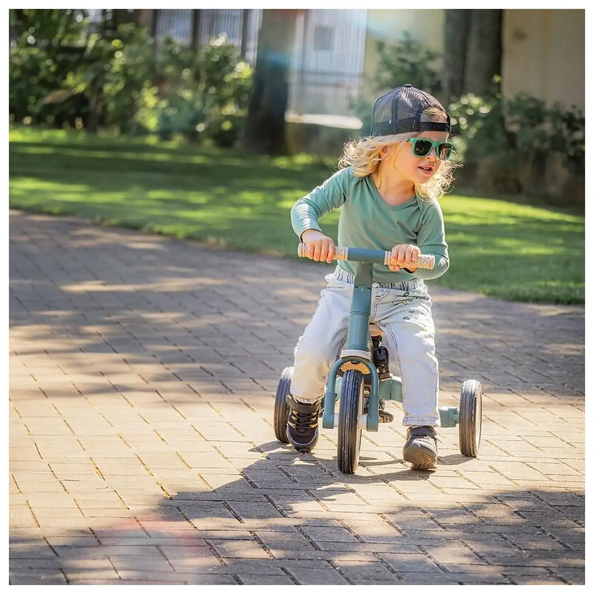 Tricicleta, Petite&Mars, Turbo, Editie limitata, 5 in 1, Multifunctionala, Vehicul de impins, Bicicleta cu/fara pedale, [22]