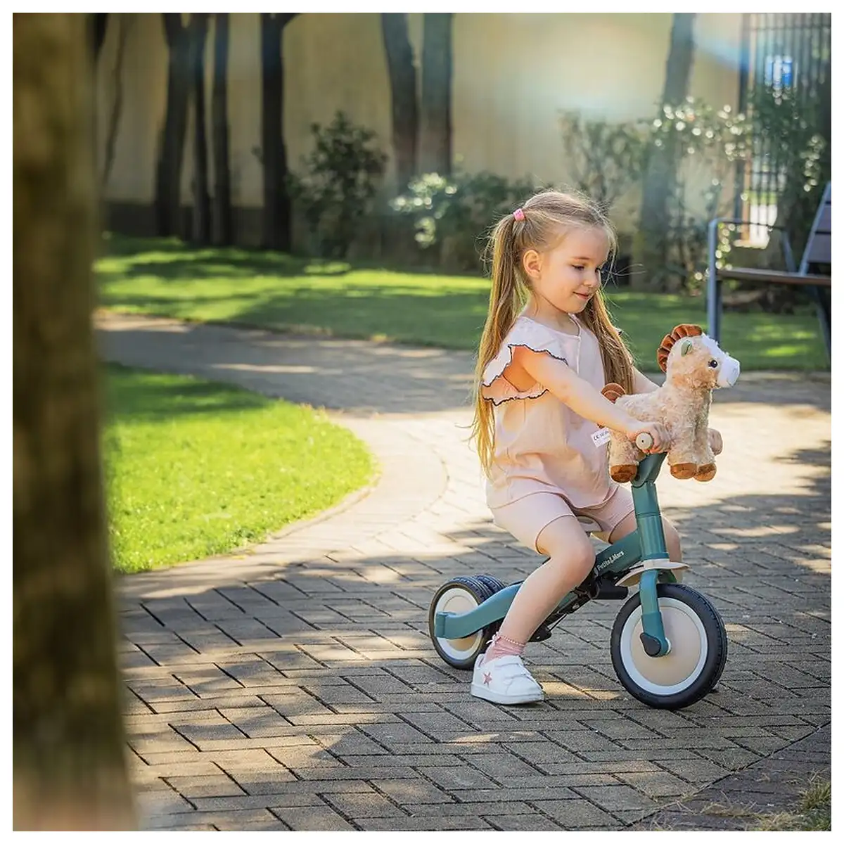 Tricicleta, Petite&Mars, Turbo, Editie limitata, 5 in 1, Multifunctionala, Vehicul de impins, Bicicleta cu/fara pedale, [23]