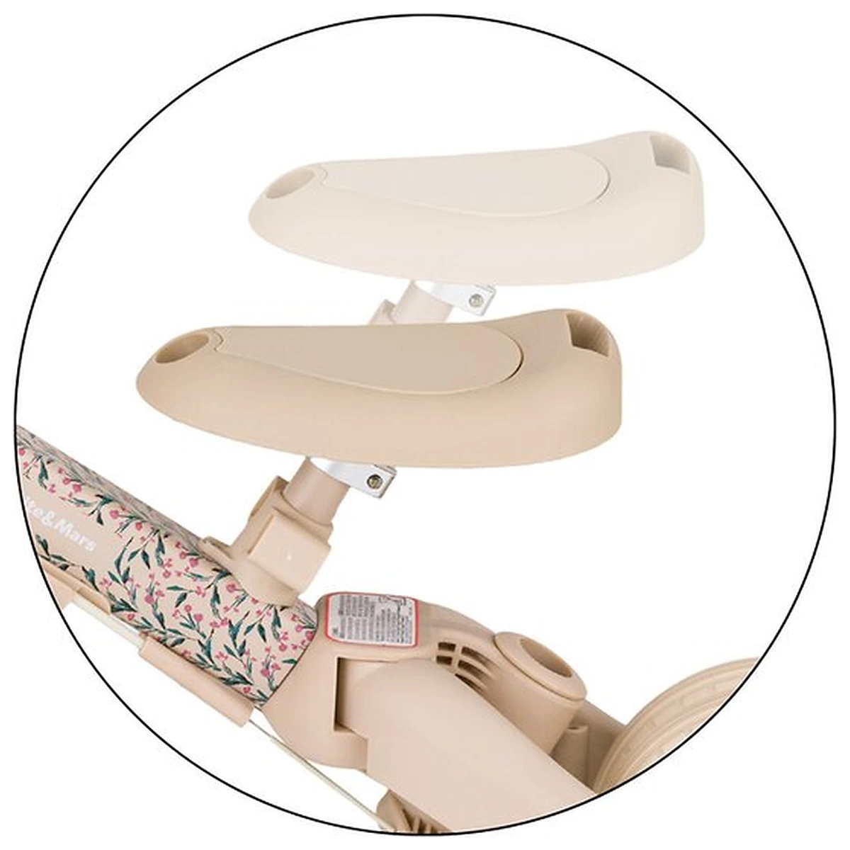 Tricicleta, Petite&Mars, Turbo, Editie limitata, 5 in 1, Multifunctionala, Vehicul de impins, Bicicleta cu/fara pedale, [14]