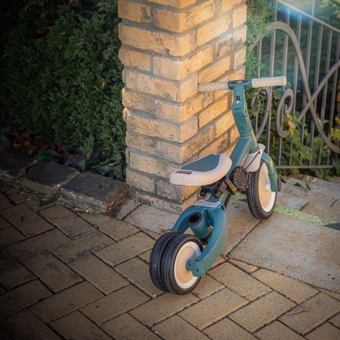 Tricicleta, Petite&Mars, Turbo, Editie limitata, 5 in 1, Multifunctionala, Vehicul de impins, Bicicleta cu/fara pedale, Cu maner de ghidaj, Detasabil, Roti din cauciuc, Pana la 25 kg, 1.5-5 ani, City [21]