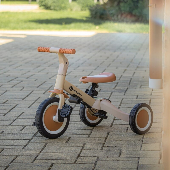Tricicleta, Petite&Mars, Turbo, Editie limitata, 5 in 1, Multifunctionala, Vehicul de impins, Bicicleta cu/fara pedale, Cu maner de ghidaj, Detasabil, Roti din cauciuc, Pana la 25 kg, 1.5-5 ani, City [29]