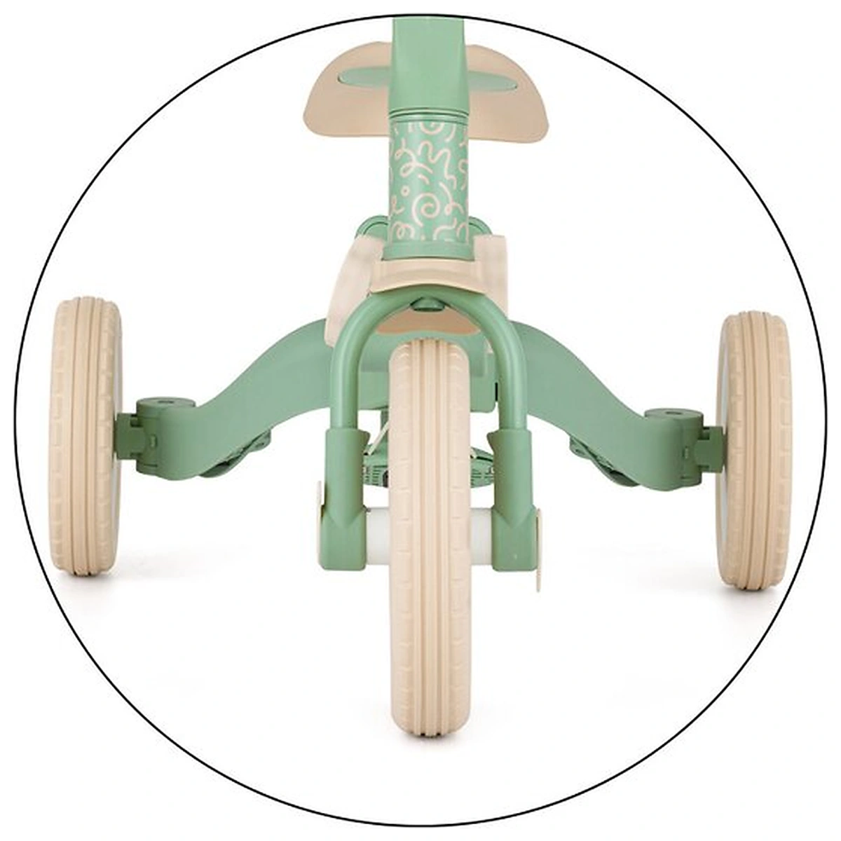 Tricicleta, Petite&Mars, Turbo, Editie limitata, 5 in 1, Multifunctionala, Vehicul de impins, Bicicleta cu/fara pedale, [15]