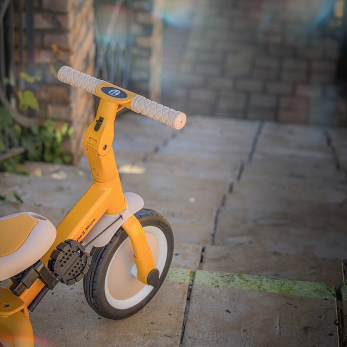 Tricicleta, Petite&Mars, Turbo, Editie limitata, 5 in 1, Multifunctionala, Vehicul de impins, Bicicleta cu/fara pedale, Cu maner de ghidaj, Detasabil, Roti din cauciuc, Pana la 25 kg, 1.5-5 ani, City [33]